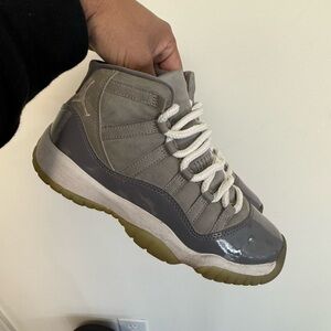 Nike Air Jordan 11 Retro Cool Grey 378038-005 Size 4Y Used